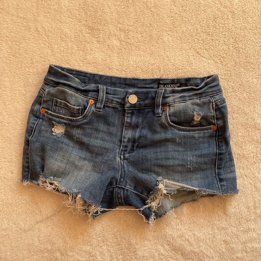 Blank NYC Blue Denim Top